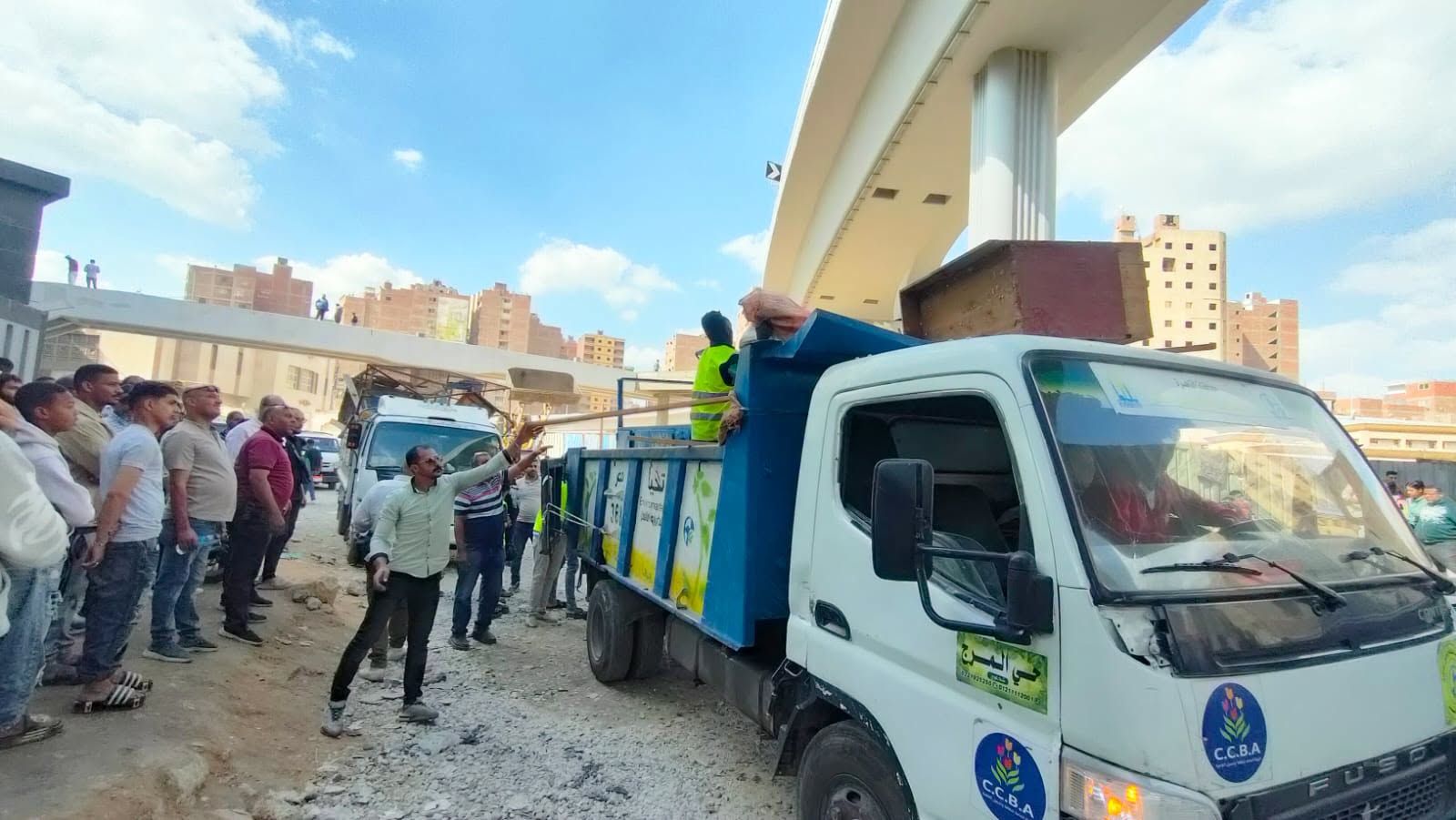 رفع اشغالات ميدان المرج الجديدة رفع اشغالات ميدان المرج الجديدة