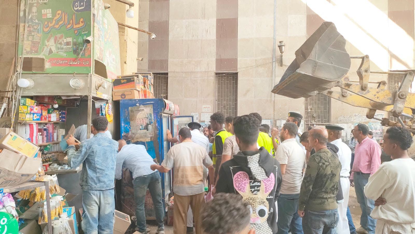 رفع اشغالات ميدان المرج الجديدة رفع اشغالات ميدان المرج الجديدة