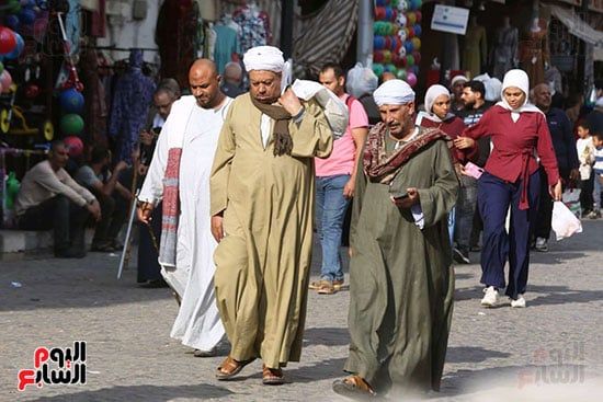 توافد المريدين على مولد السيد البدوي توافد المريدين على مولد السيد البدوي