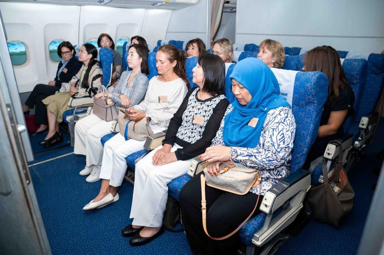 زوجات الدبلوماسيين الأجانب في ضيافة مصر للطيران (10) زوجات الدبلوماسيين الأجانب في ضيافة مصر للطيران (10)