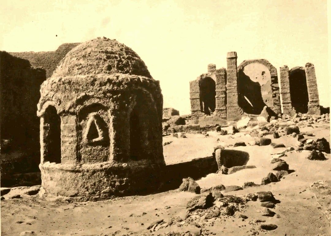 صورة لمقابر البجوات منذ عام 1920