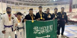 7 ميداليات بينها ذهبيتين للقادسية في بطولة قطر الدولية للجوجيتسو