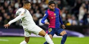 كلاسيكو الأرض بين برشلونة وريال مدريد يتصدر مباريات اليوم الأحد 25 أكتوبر 2026.. المواعيد والقنوات الناقلة