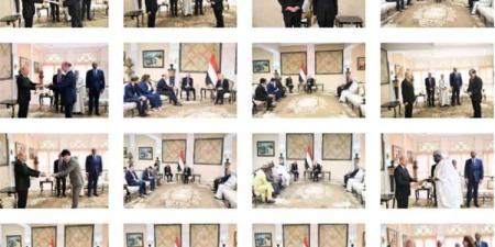 الرئيس العليمي يدعو سفراء ثمان دول لتصنيف الحوثيين جماعة إرهابية بعد استهداف مطاري عدن والريان