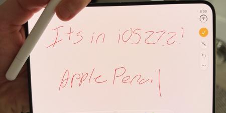 iPhone Duo يدعم Apple Pencil قريبًا ويضيف ميزة Reachability لتسهيل الاستخدام
