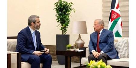 الملك عبدالله الثاني والشيباني يؤكدان رفض الاعتداءات الإسرائيلية ويدعمان خارطة طريق ثلاثية
