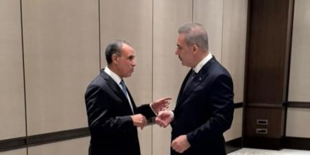 وزير الخارجية يشدد خلال لقائه نظيره التركي على أهمية احترام مبادئ القانون الدولي للبحار