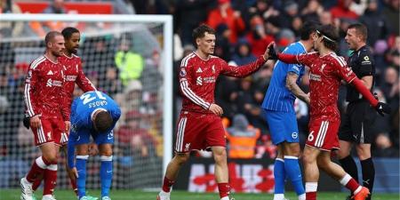 ليفربول يهزم برايتون بثنائية في أنفيلد بالدوري الإنجليزي