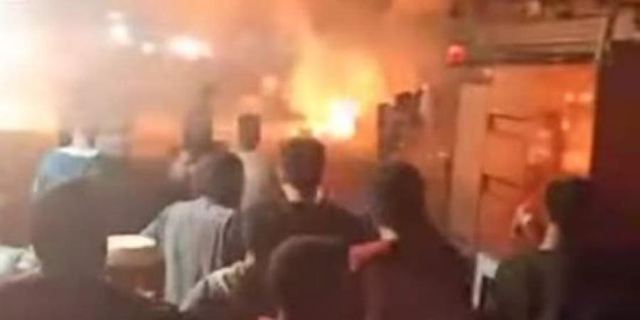 السيطرة على حريق محل في حدائق القبة بسبب انفجار أسطوانة غاز.. صور :اليوم السابع
