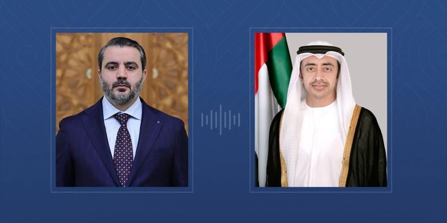عبدالله بن زايد ووزير الخارجية السوري يبحثان هاتفياً المستجدات الإقليمية