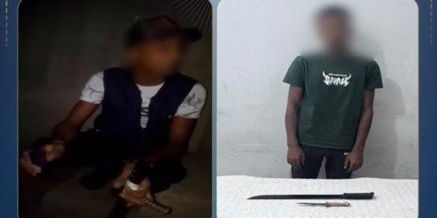 بسبب خلافات الجيرة.. ضبط عامل هدد جاره بالسلاح الأبيض في دمياط :اليوم السابع
