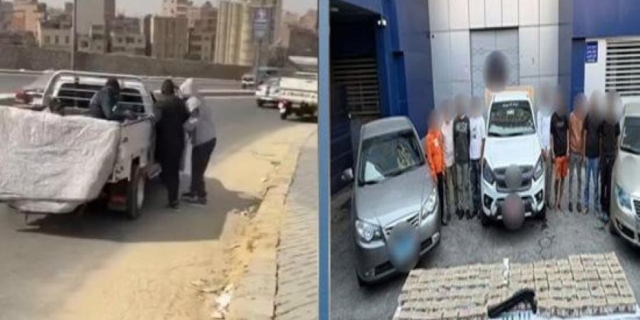 ضبط 9 متهمين بسرقة أموال شركة بالإكراه تحت تهديد السلاح فى المقطم :اليوم السابع