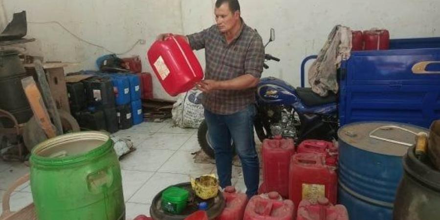 ضبط ألف لتر سولار وبنزين مدعوم في البحيرة