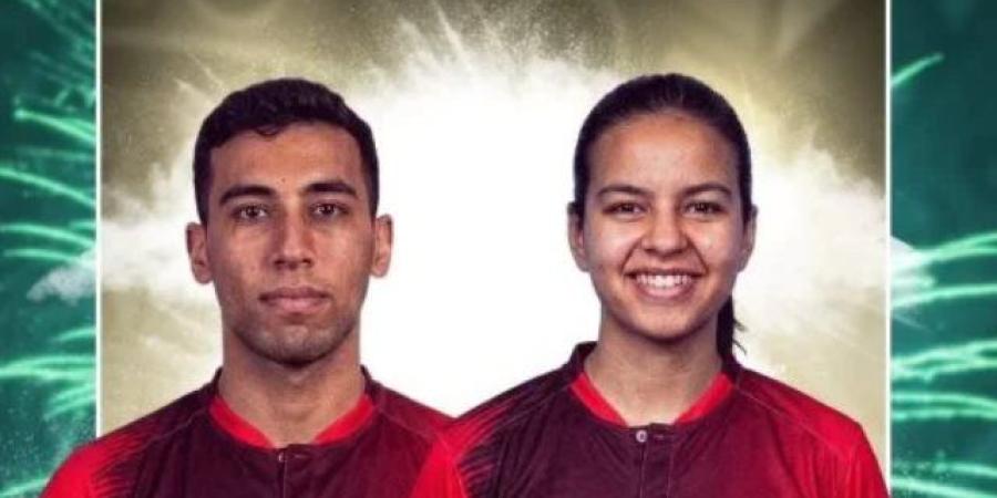يوسف عبد العزيز ومريم الهضيبي يفوزان بذهبية زوجي المختلط في بطولة أفريقيا لتنس الطاولة