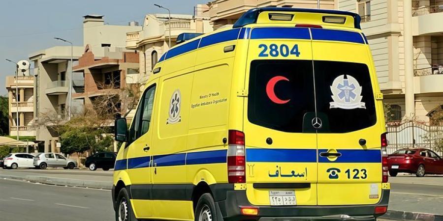 إصابتان في تصادم سيارة وتروسيكل أعلى كوبري بيت داوود بجرجا